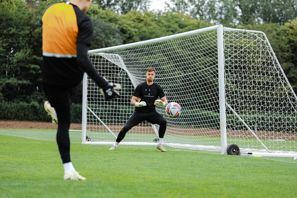 Players in pre-season training