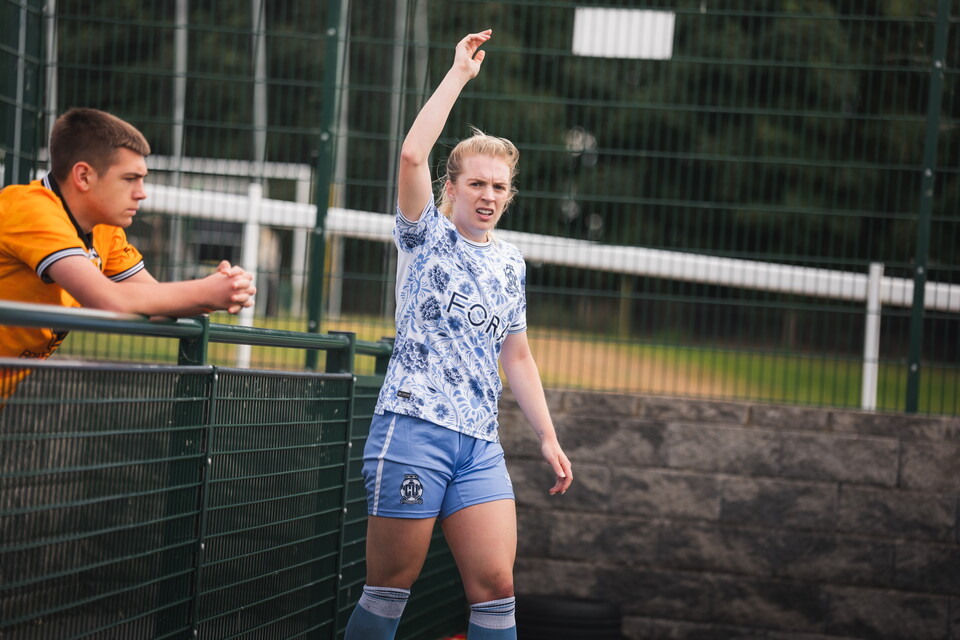 Cambridge United Women in action against Norwich City Ladies