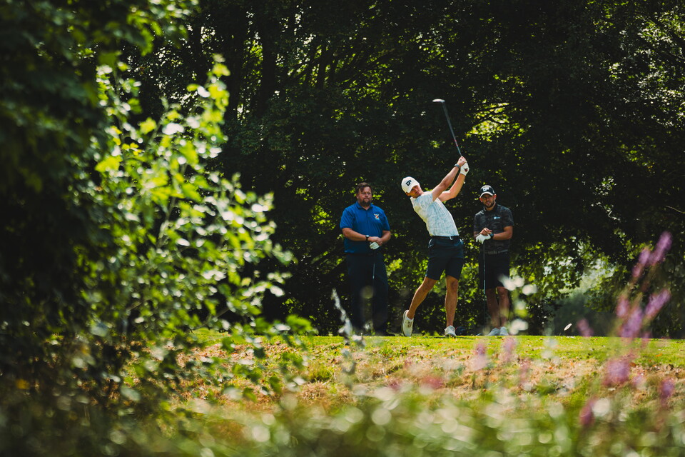 Jack Stevens and Danny Andrew at Girton Golf Club