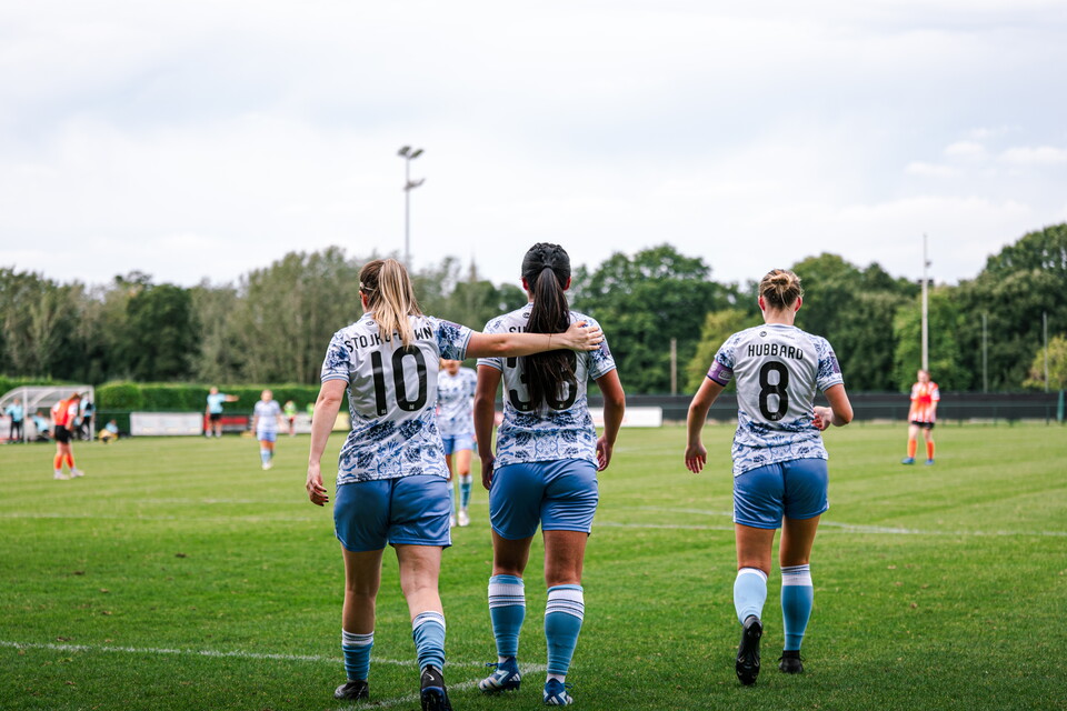 Cambridge United Women in action against Ashford Town