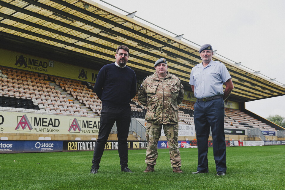 RAF Cambridge sponsorship photo