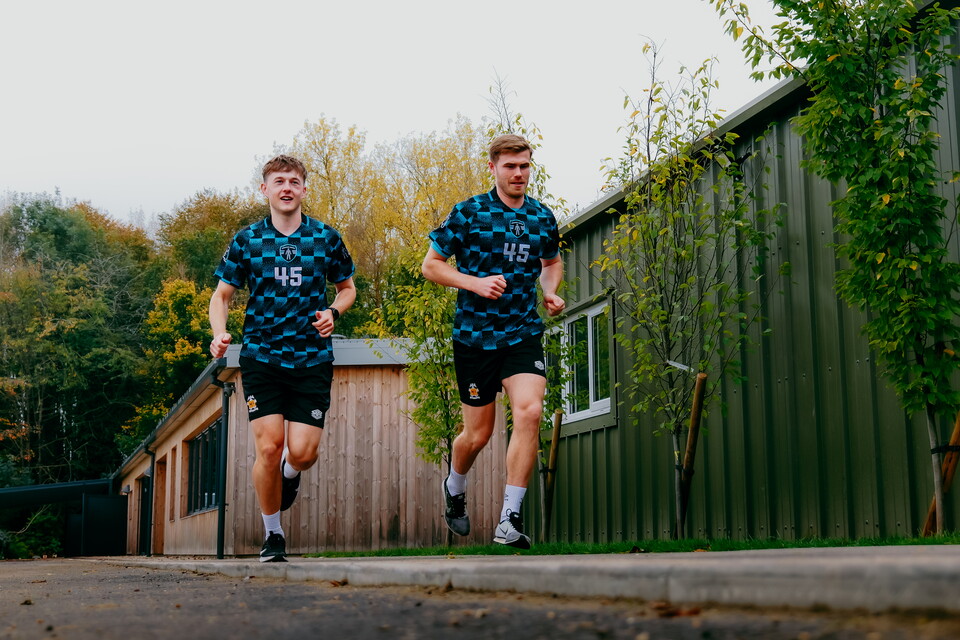 Team Cambridge United taking on the Prostate United challenge