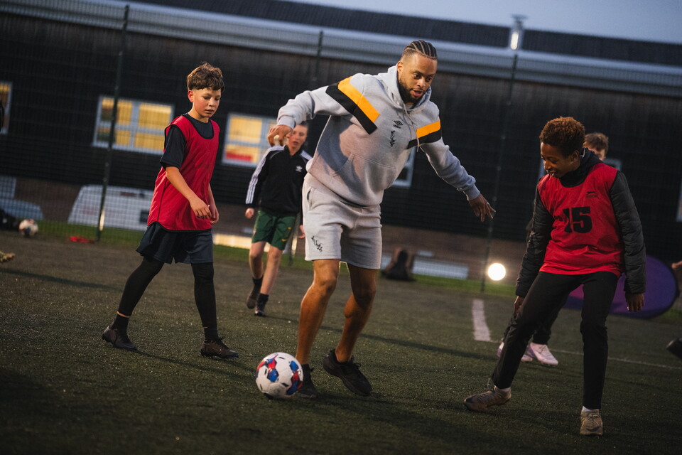Digby and Cousins at PL Kicks for EFL Week of Action