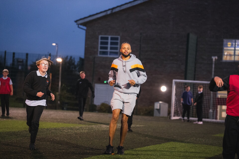 Digby and Cousins at PL Kicks for EFL Week of Action