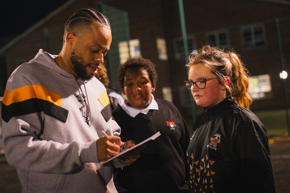 Digby and Cousins at PL Kicks for EFL Week of Action