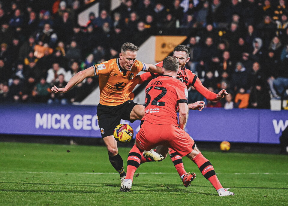 Michael Morrison in action against Huddersfield Town