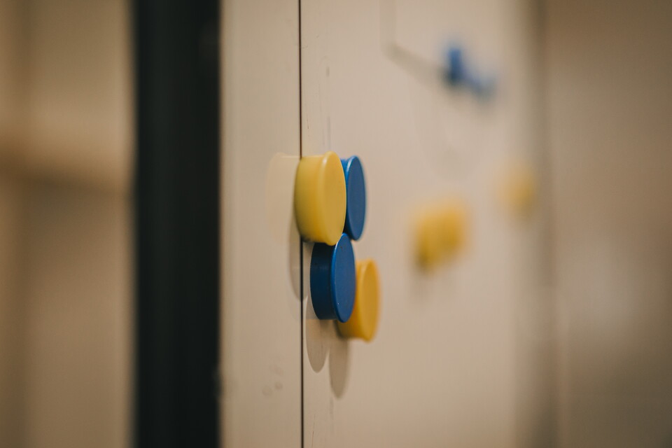 A close-up of a tactic board