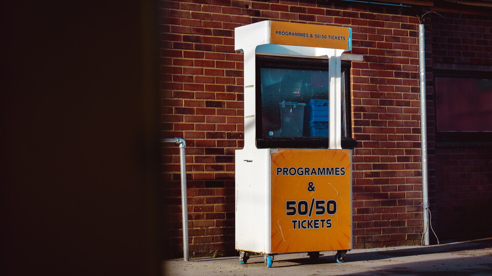 Programme & 50/50 Kiosk