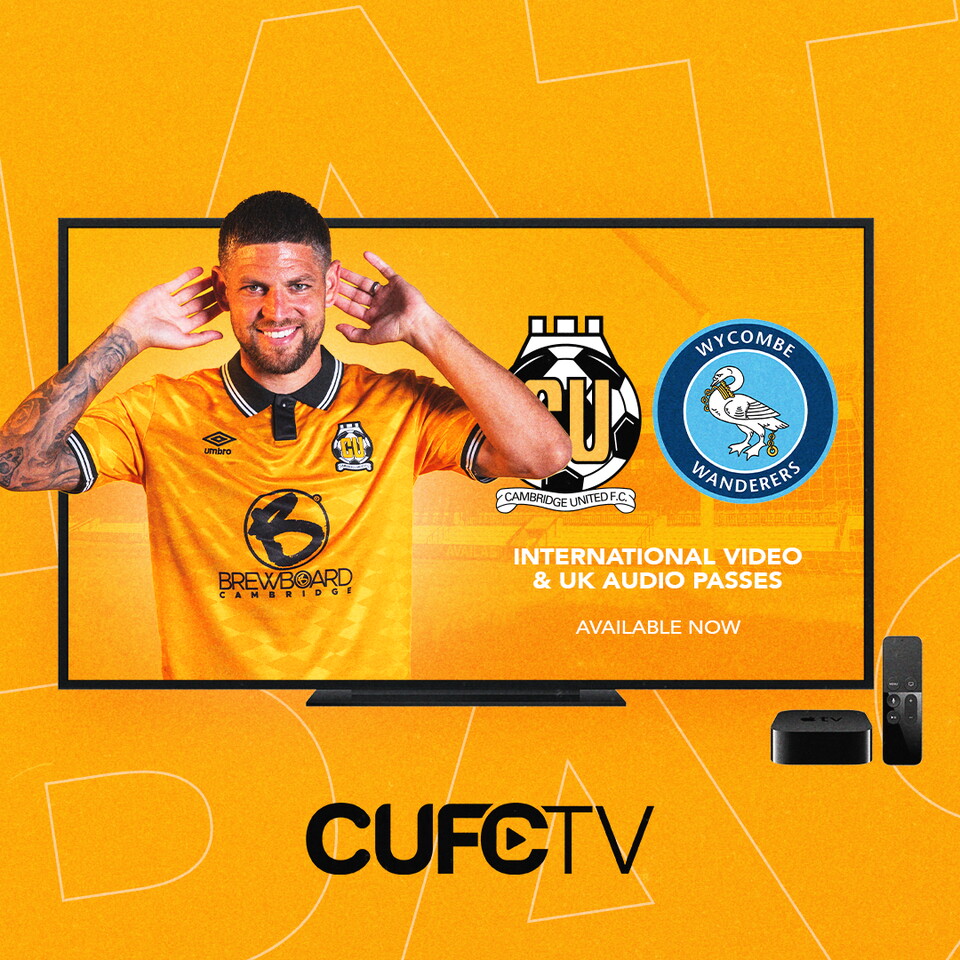 Graphic promoting CUFC TV