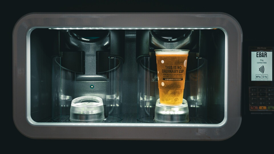 EBar station at the Cledara Abbey