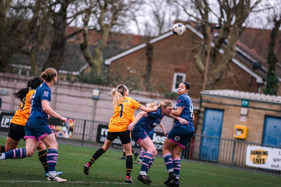 Cambridge United Women in action at Dulwich Hamlet