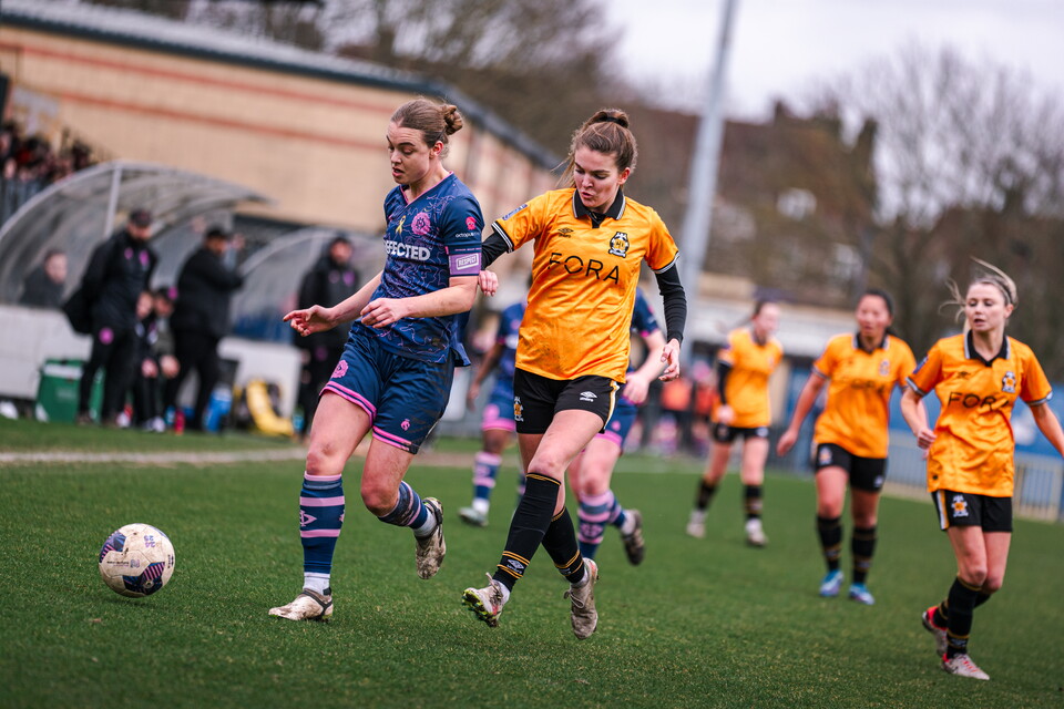 Cambridge United Women in action Vs Dulwich Hamlet