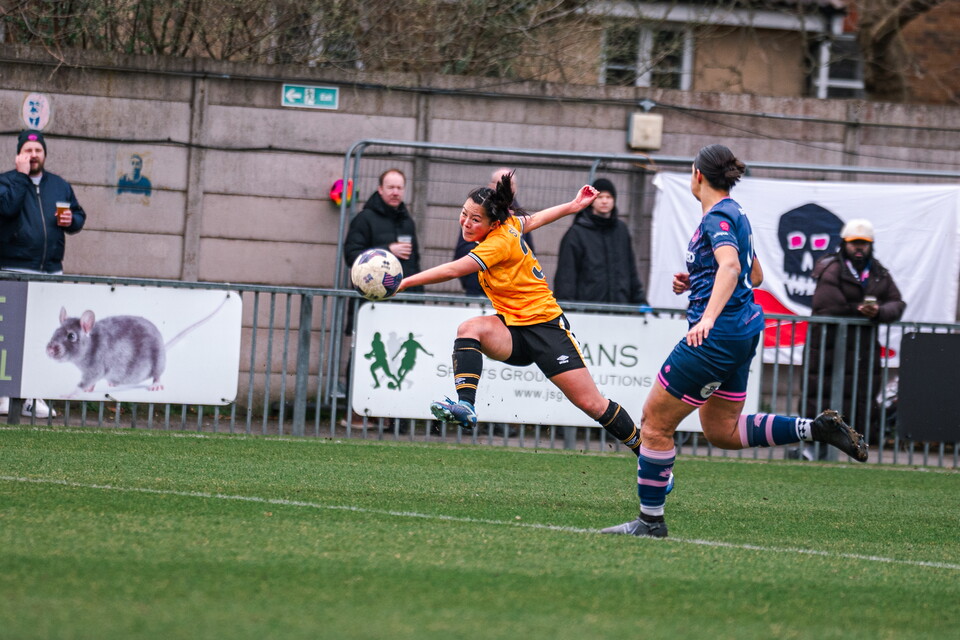 Cambridge United Women in action Vs Dulwich Hamlet