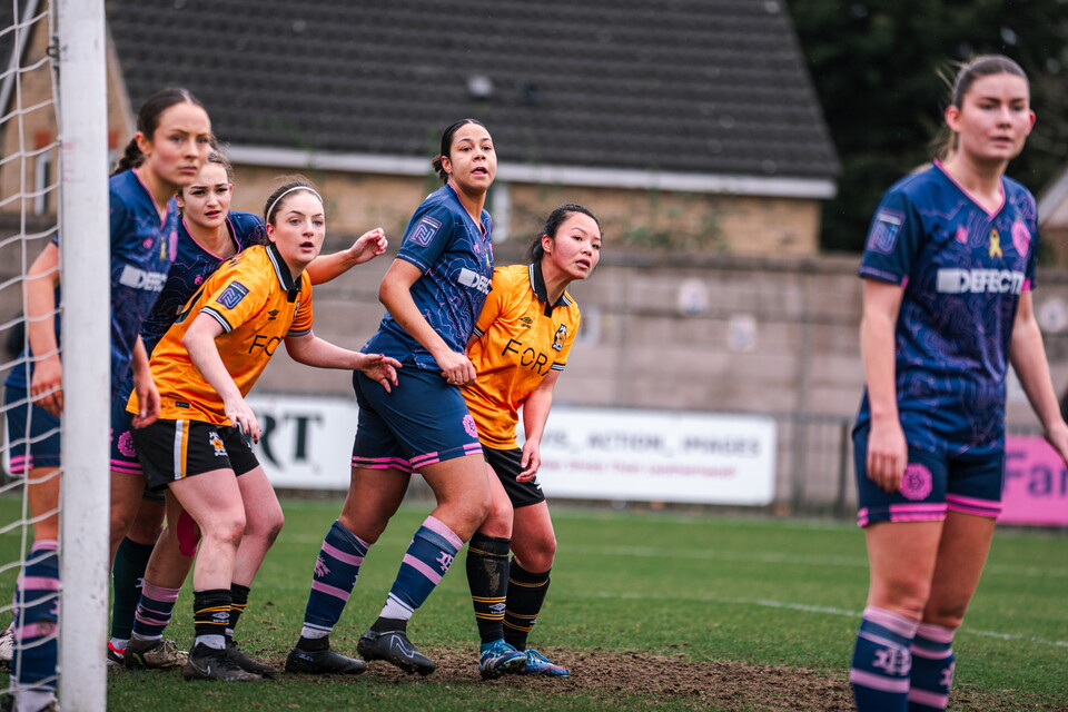 Cambridge United Women in action Vs Dulwich Hamlet