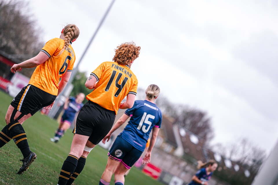 Cambridge United Women in action Vs Dulwich Hamlet