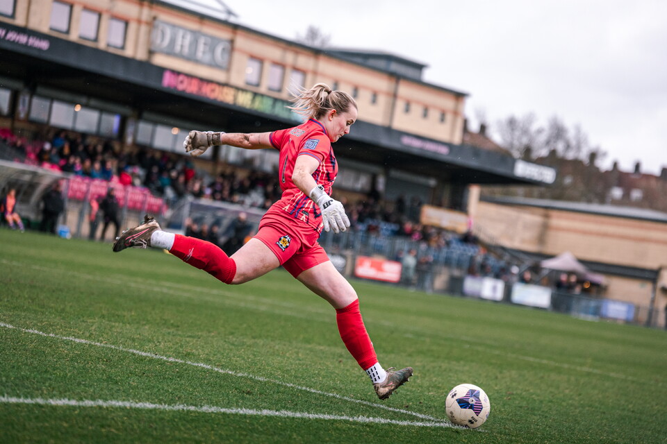 Cambridge United Women in action Vs Dulwich Hamlet
