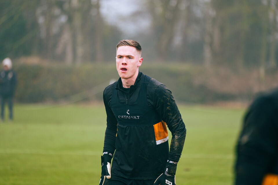 Nathan Bishop in training