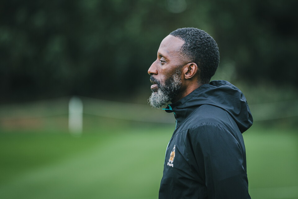 Jason Euell in training