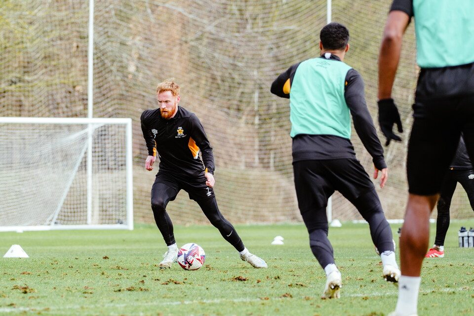 James Brophy in training