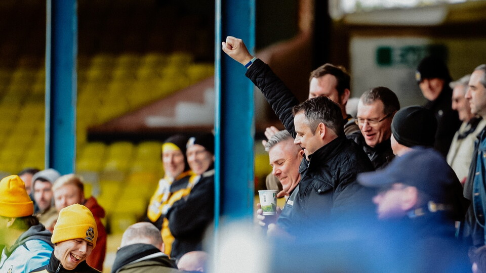 Simon Dobbin in the crowd