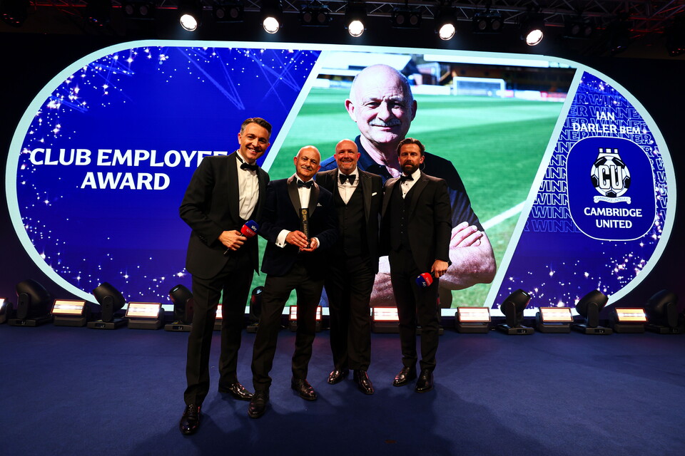 Ian Darler at the EFL Awards