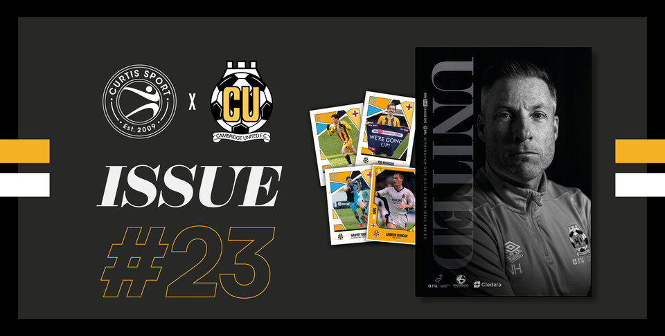 Matchday Programme graphic for Cambridge United vs Birmingham