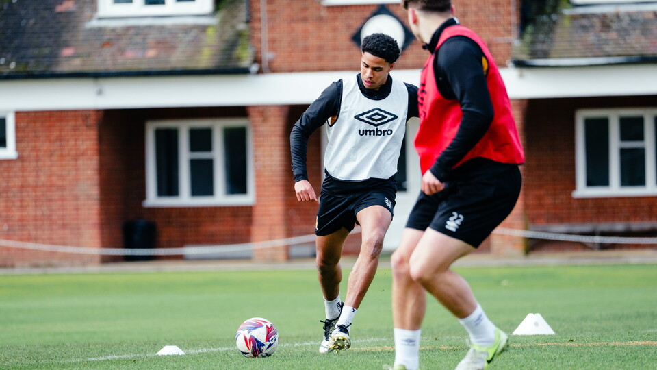 Mamadou Jobe in training