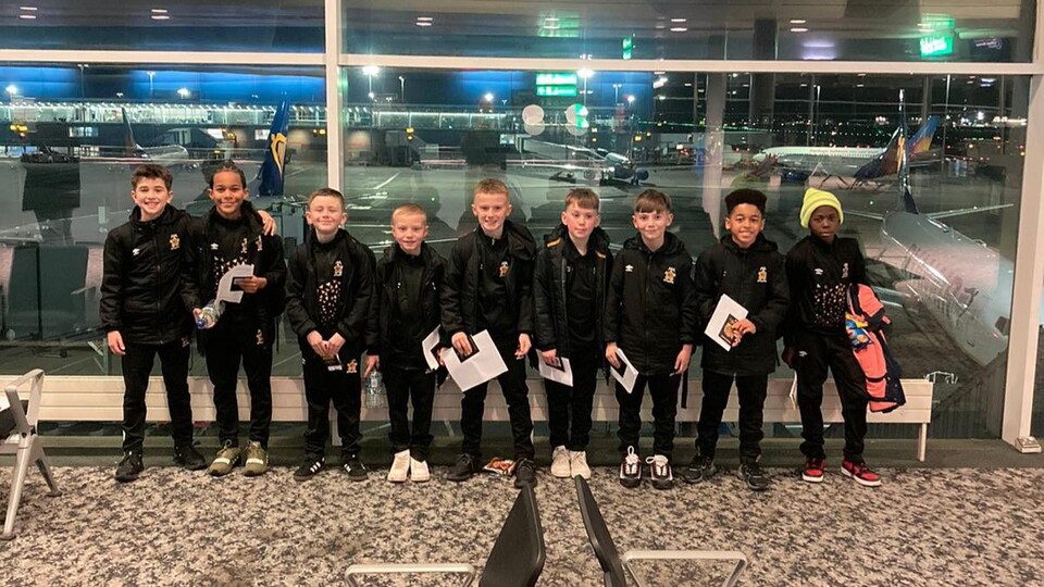 Young Academy players get ready to go on tour