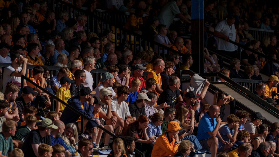 Fans in the Main Stand
