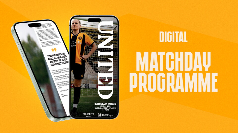 Digital Matchday Programme promo graphic