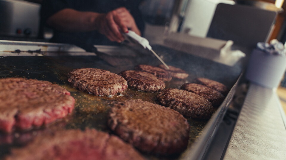 Burgers at the Abbey Grill