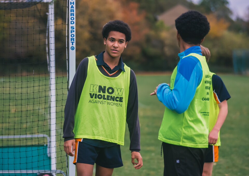 Liam Bennett taking part in Pledge United visit