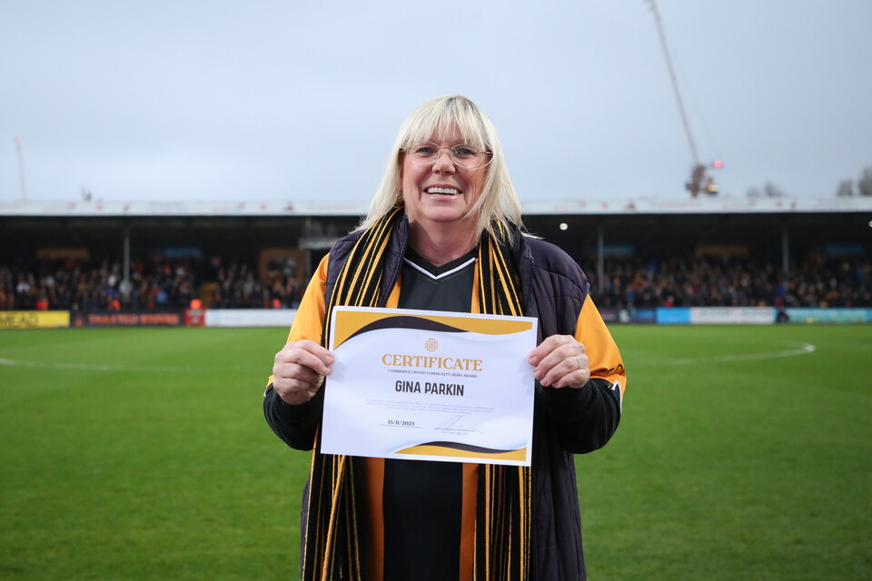 Community Hero recipient