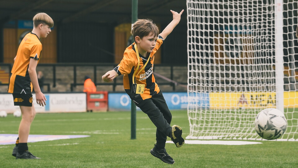 Mascots at Cambridge United