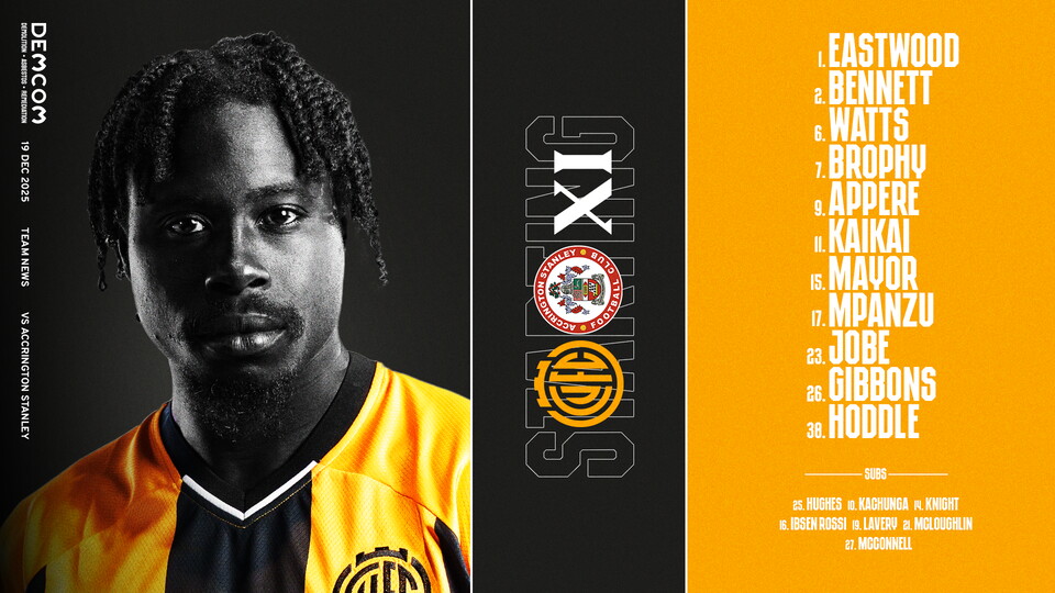 Line Up Accrington