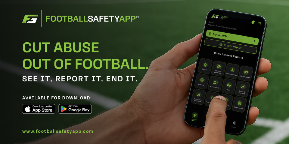 Football Safety App advert