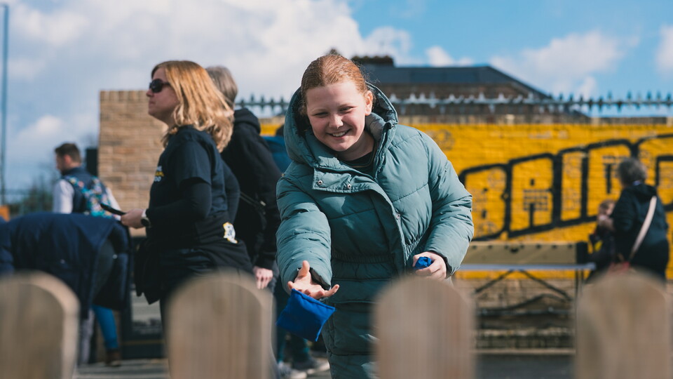 Fans in the Junior U's Kids' Zone