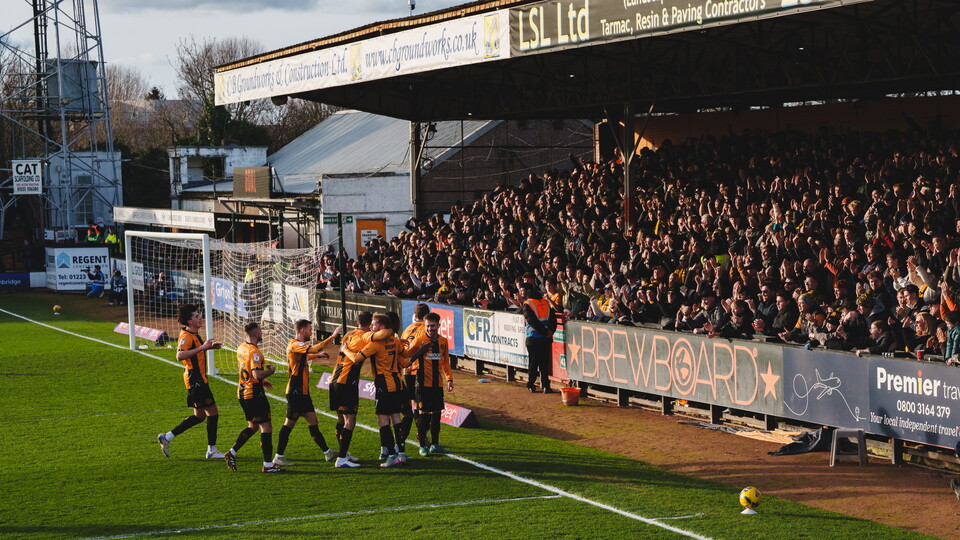 Fans and players celebrate