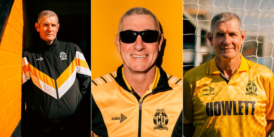 John Taylor models the 1990 collection