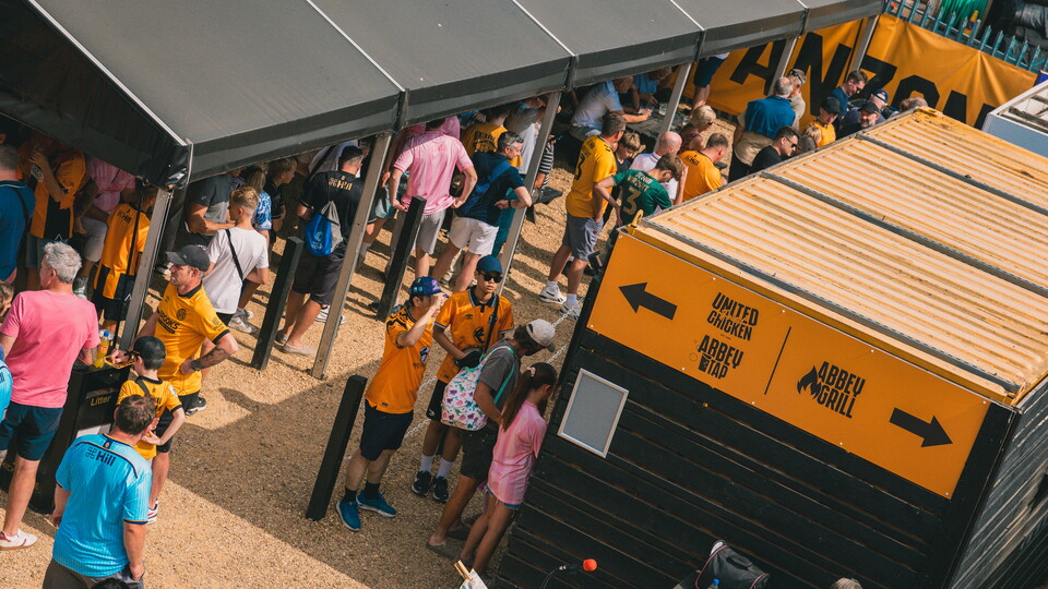 Fan Zone at the Cledara Abbey Stadium