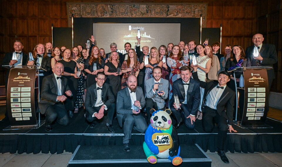 Award winners at the Cambridge Independent Business Awards