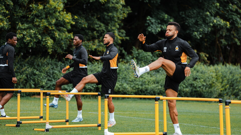 Players in pre-season training