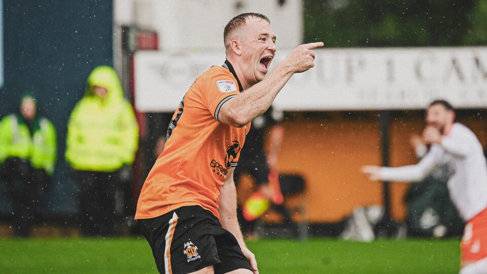 Shayne Lavery celebrates