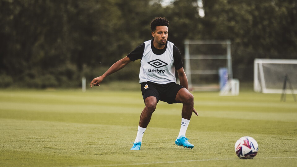 Korey Smith in training
