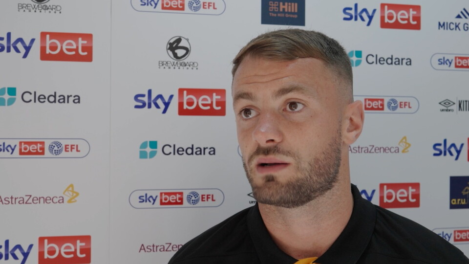 James Gibbons being interviewed