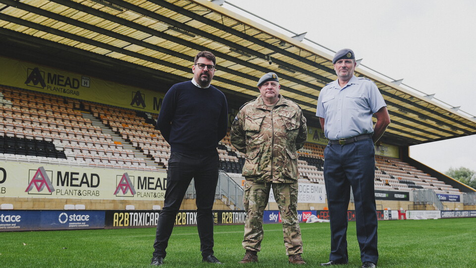 RAF Cambridge sponsorship photo