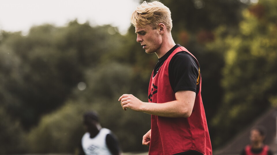 Liam Bennett in training