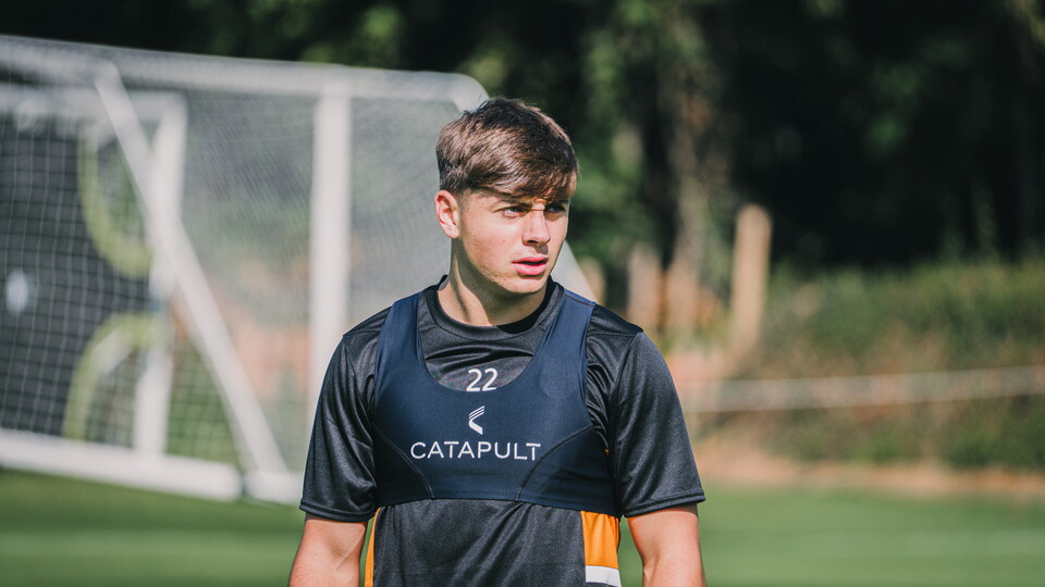 Josh Stokes in training