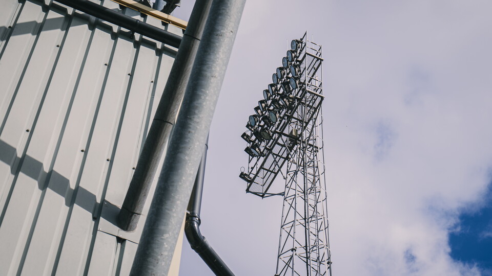 Flooglights at the Cledara Abbey Stadium