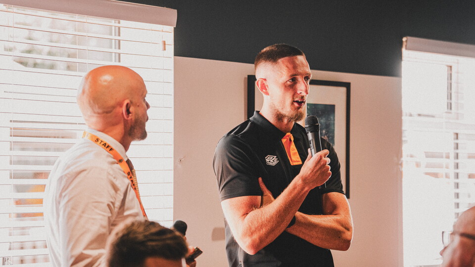 Ryan Loft speaking in Hospitality